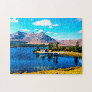 Lakes of Connemara Galway. Jigsaw Puzzle