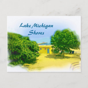 Lakeshores of Chicago Beach Postcard