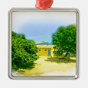 Lakeshores of the Chicago Beach Metal Ornament