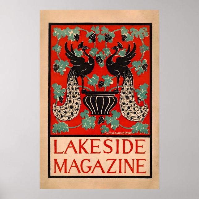 Lakeside 1890 POSTER PRINT A1 Vintage American (Front)