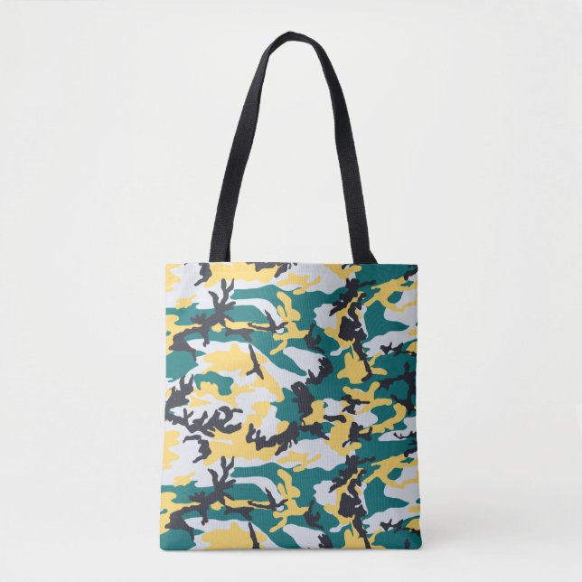 Lakeside Camo Pattern Tote Bag (Front)
