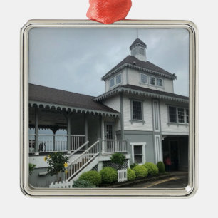 Lakeside Chautauqua Pool House Metal Ornament