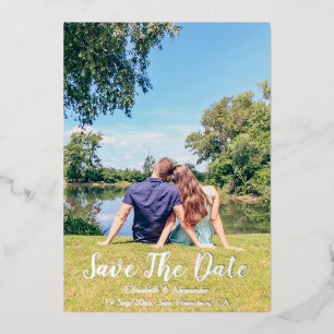 Lakeside Cottage Summer Save The Date Card