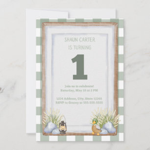 Lakeside First Birthday Invitation