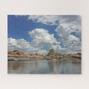 Lakeside Landscape Watson Lake Prescott Arizona Jigsaw Puzzle