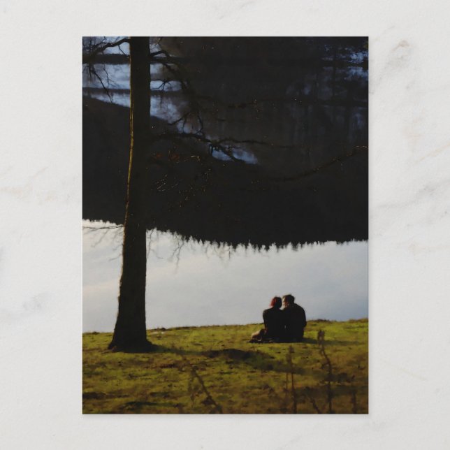 Lakeside Lovers Postcard (Front)