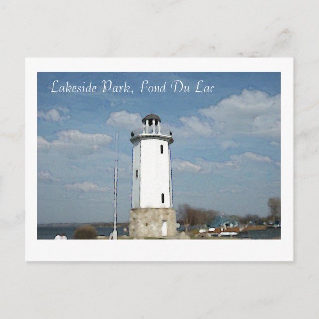 Lakeside Park, Fond Du Lac Postcard (Front)