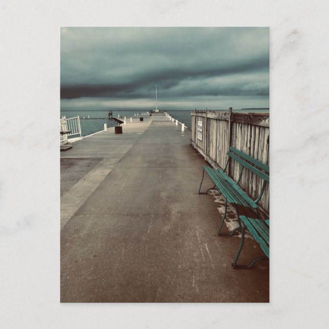Lakeside Pier Photography Postcard (Front)