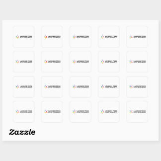 Lakeside Pride Square Stickers