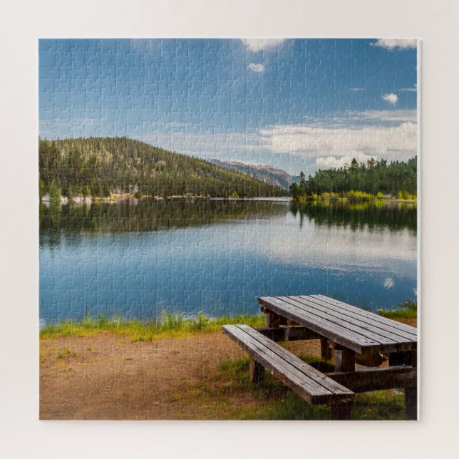 Lakeside Serenity  Jigsaw Puzzle (Vertical)
