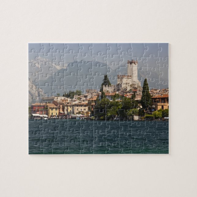 Lakeside town, Malcesine, Verona Province, Italy Jigsaw Puzzle (Horizontal)