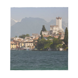 Lakeside town, Malcesine, Verona Province, Italy Notepad