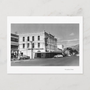 Lakeview, Oregon Main Street View Photograph #1 Postcard