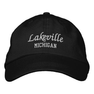 Lakeville Michigan Embroidered Baseball Hat