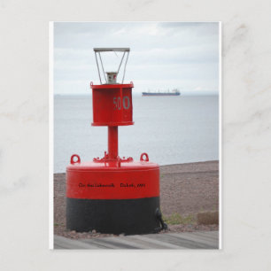 Lakewalk Buey 50, On the Lakewalk    Duluth, MN Postcard