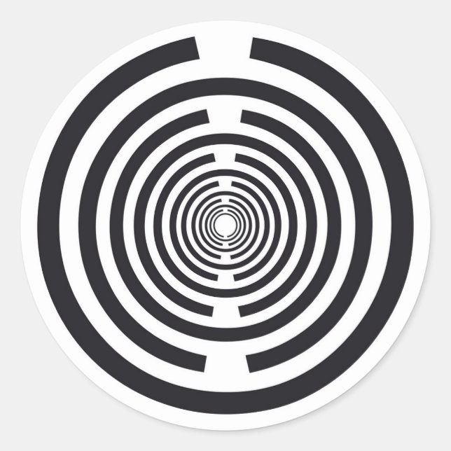 Lakhovsky vitality disc, MWO Tesla antenna, scalar Classic Round Sticker (Front)