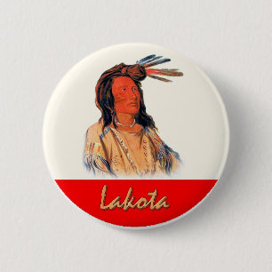 Lakota 2 Inch Round Button