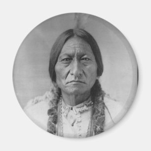 Lakota American Indian Chief Sitting Bull Magnet