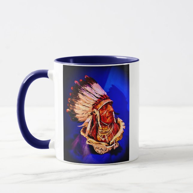 "Lakota Chief" Mug (Left)