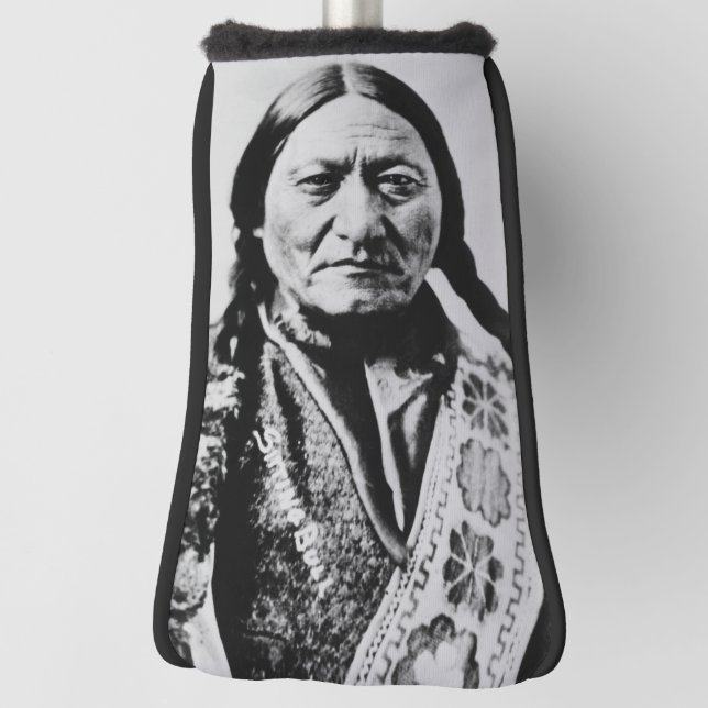 Lakota Chief Surrender: Sitting Bull Fort Buford Golf Head Cover (Rotate 90)