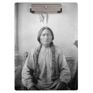 Lakota Leader Sitting Bull Native American Indian Clipboard