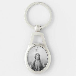 Lakota Leader Sitting Bull Native American Indian  Keychain