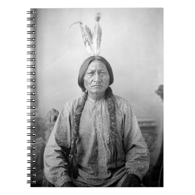 Lakota Leader Sitting Bull Native American Indian  Notebook (Front)