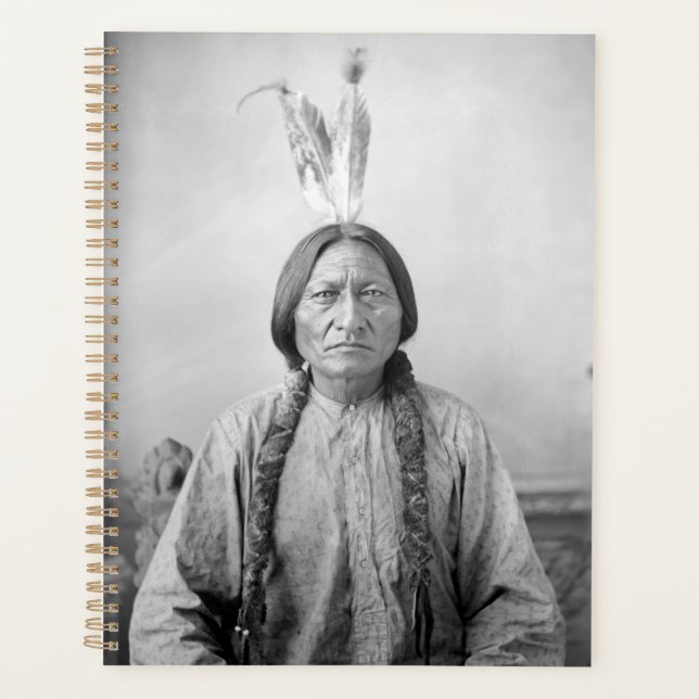 Lakota Leader Sitting Bull Native American Indian  Planner (Front)