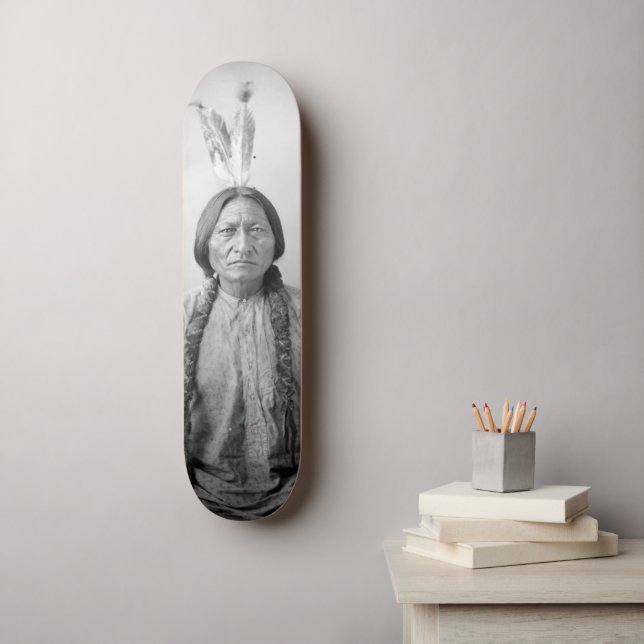Lakota Leader Sitting Bull Native American Indian  Skateboard (Wall Art)