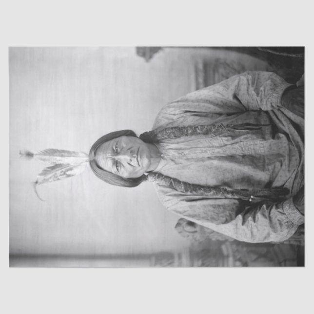 Lakota Leader Sitting Bull Native American Indian  Tissue Paper (Front)