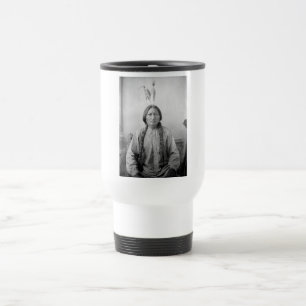 Lakota Leader Sitting Bull Native American Indian Travel Mug