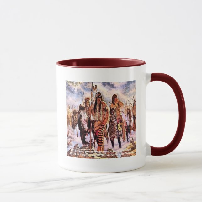 Lakota Native American Nature Proverb Mug (Right)