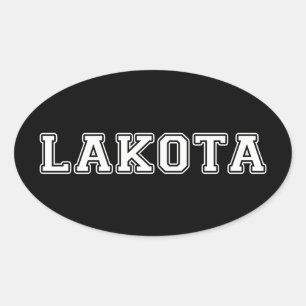 Lakota Oval Sticker