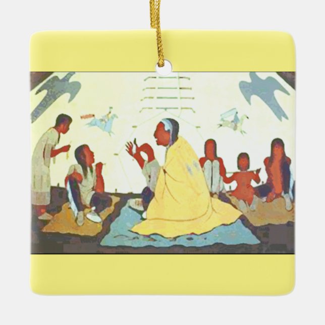 Lakota Storyteller ornament (Front)