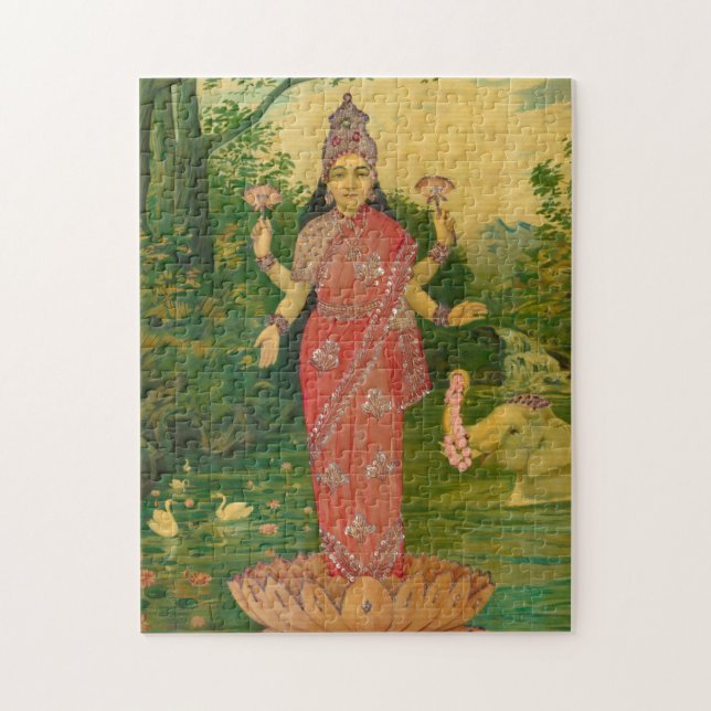 Lakshmi by Raja Ravi Varma Jigsaw Puzzle (Vertical)
