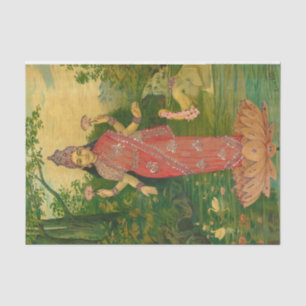 Lakshmi by Raja Ravi Varma Tissue Paper