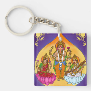 Lakshmi Ganesh Keychain