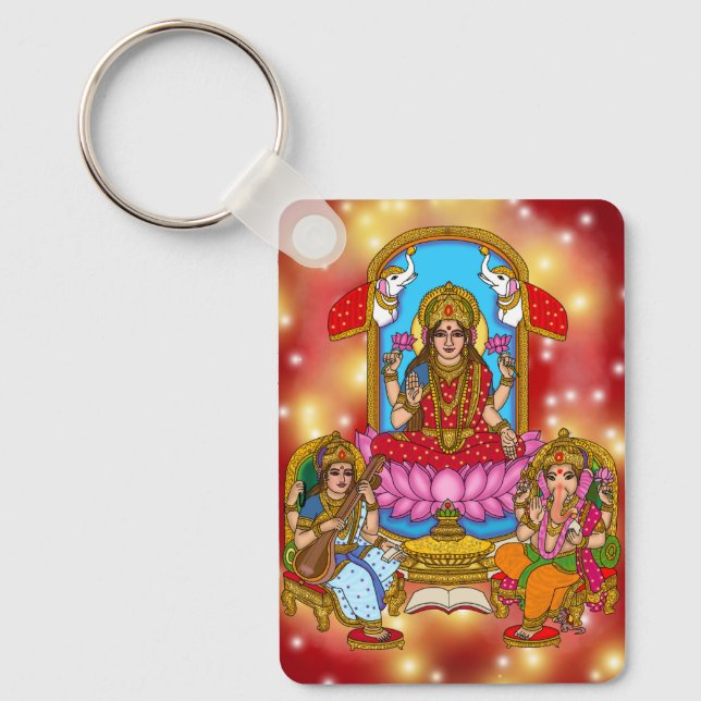 Lakshmi Ganesh Keychain (Front)