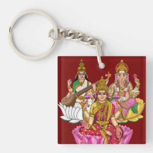 Lakshmi Ganesha Keychain