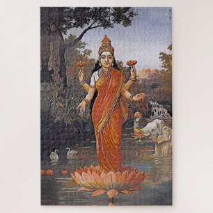 LAKSHMI goddess - even large images - Jigsaw Puzzle