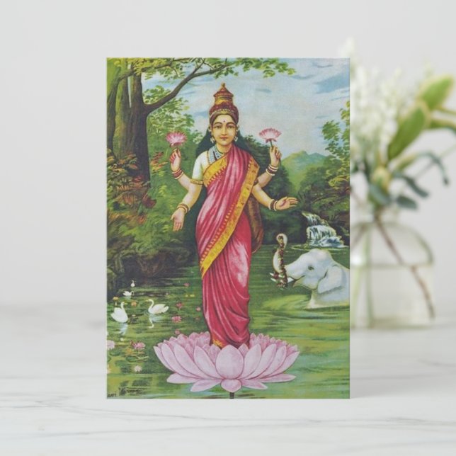 Lakshmi Invitation (Standing Front)