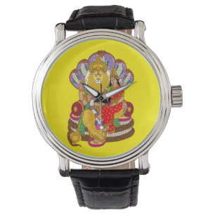 Lakshmi Narasimha Wall Clock Watch