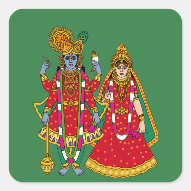 Lakshmi Narayan Sticker (Front)