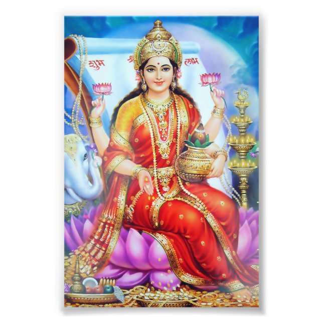 Lakshmi Print (4" x 6") - Version 1 (Front)