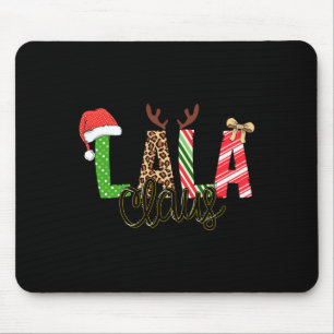 Lala Claus Xmas Happy Family New Santa Claus Chris Mouse Pad