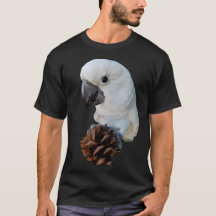 Lala le cacatoès avec le T-shirt de noir de cône