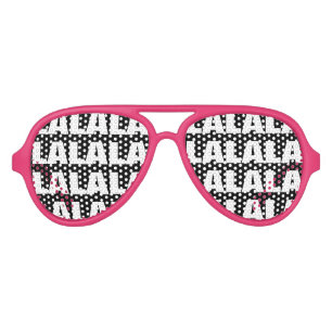 LALALA ! karaoké amusant lunettes de soleil