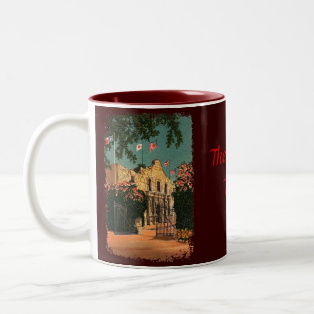 L'Alamo Vintage Texas Coffee Mug (Gauche)