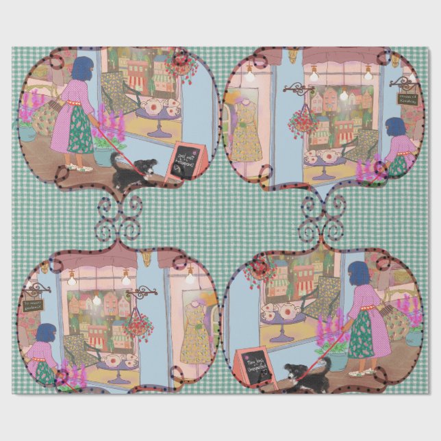 LALATOWN SHOPPING DAY WRAPPING PAPER 3 (Flat)