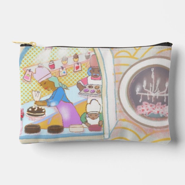 LALATOWN Small Cosmetic Pouch (Front)